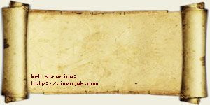 Trnjina Conić vizit kartica